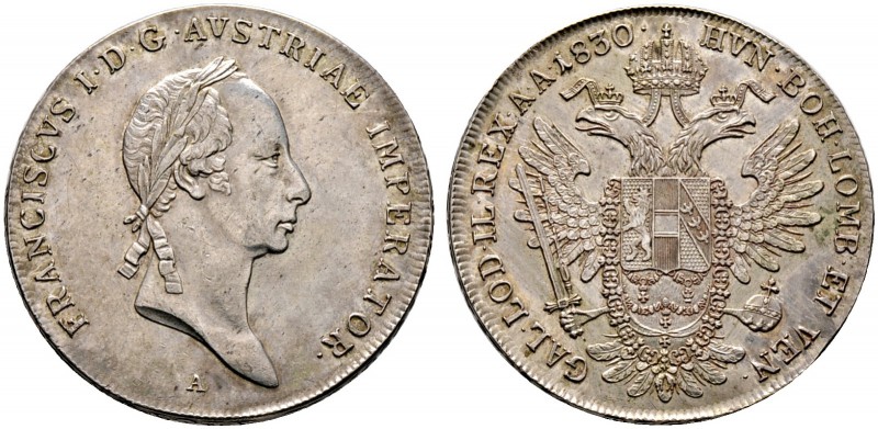 Haus Österreich. Franz I., Kaiser von Österreich 1804-1835. Konventionstaler 183...