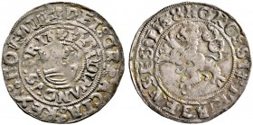 Böhmen, Mähren und Erzgebirge. Ferdinand I. 1526-1564. Prager Groschen 1538 -Kuttenberg-. Ähnlich wie vorher. Dietiker 15, Markl 1051 var., Slg. Doneb...