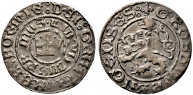 Schlick. Stephan und seine Brüder 1505-1526. Prager Groschen o.J. -Joachimsthal-. Krone, darum in zwei Schriftkreisen (von innen nach außen) LVDOVICVS...