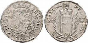 SACHSEN-GOTHA-ALTENBURG. Friedrich I. und seine Brüder 1675-1680. Gulden zu 2/3 Taler 1679 -Gotha-. Ähnlich wie vorher, jedoch leicht variierend (Verz...