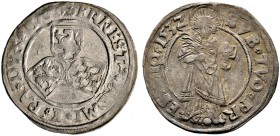 Passau, Bistum. Ernst von Bayern 1517-1540, als Administrator. Batzen 1532. Kellner 78, Schulten 2643. leichte Prägeschwächen, vorzüglich