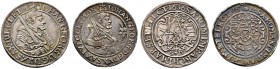 Sachsen-Albertinische Linie. Johann Georg I. 1615-1656. Lot (2 Stücke): 1/4 Taler 1623 und 1636 -Dresden-. Clauss/Kahnt 192, 196, Kohl 165, 168. 
fein...