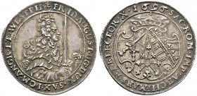 Sachsen-Albertinische Linie. Friedrich August I. ("August der Starke") 1694-1733. 1/4 Taler 1696 -Dresden-. Kahnt 148, Slg. Mers. 1591, Kohl 375. selt...