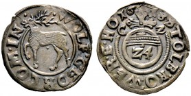 Stolberg-Stolberg. Wolfgang Georg 1615-1631. Groschen 1618. Friederich - vgl. 817. sehr seltene Variante, vorzüglich