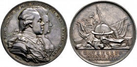 Württemberg. Sophie Dorothee (Maria Feodorowna) *1759, †1828, Tochter des Herzogs Friedrich Eugen, Gemahlin des russischen Zaren Paul. Silbermedaille ...