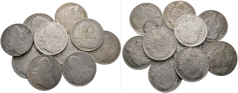 Altdeutschland. 10 Stücke: BAYERN. Madonnentaler 1755, 1757 (2x), 1765, 1766, 17...