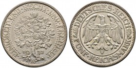 Weimarer Republik. 5 Reichsmark 1932 A. Eichbaum. J. 331. vorzüglich-prägefrisch