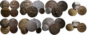 Lots. 16 Stücke: Kunstmedaillen aus dem Zeitraum 1970-2001 in Silber (1), Bronze (14) und Weißmetall (1), u.a. Fidem-Medaillen 1996 und 2000, Jahresme...