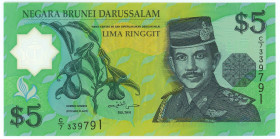 Brunei 5 Ringgit 2002