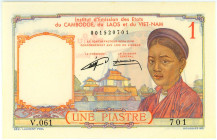 French Indochina 1 Piastre 1953 (ND)