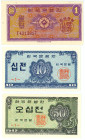 Korea South 10 - 50 Jeon - 1 Won 1962