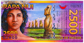 Chile Easter Island 2500 Rongo 2011 Fantasy Issue