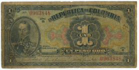 Colombia 1 Peso 1915