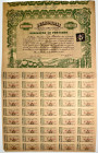 Brazil Petrobras Petroleo Brasileiro SA Bearers Bond 800 Cruzeiros 3 Serie 1957