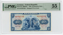 Germany - FRG 10 Deutsche Mark 1948 PMG 55