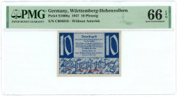 Germany - FRG 10 Pfennig 1947 PMG 66 EPQ Gem UNC