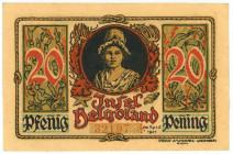 Germany - Weimar Republic Helgoland 20 Pfennig 1921