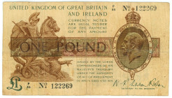 Great Britain 1 Pound 1919 (ND) Restorated