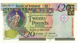 Northern Ireland Bank of Ireland 20 Pounds 2008 Commemorative issue