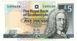Scotland 5 Pounds 2010