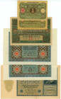 Germany - Weimar Republic Lot of 6 Banknotes 1919 - 1920