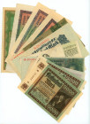 Germany - Weimar Republic Lot of 12 Banknotes 1922 - 1923