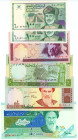 Middle East Lot of 6 Banknotes 1980 - 2000