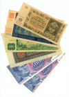 World Lot of 6 Banknotes 1920 - 1985