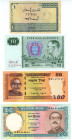 World Lot of 4 Banknotes 1970 - 1975