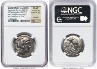 MACEDONIAN KINGDOM. Alexander III the Great (336-323 BC). AR tetradrachm (26mm, 16.99 gm, 10h). NGC Choice VF 5/5 - 3/5, deposits. Early posthumous is...