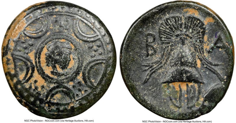MACEDONIAN KINGDOM. Alexander III the Great (336-323 BC). AE half-unit (17mm, 12...