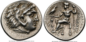 MACEDONIAN KINGDOM. Philip III Arrhidaeus (323-317 BC). AR drachm (17mm, 11h). NGC Choice VF. Lifetime issue of Magnesia ad Maeandrum, ca. 323-319 BC....