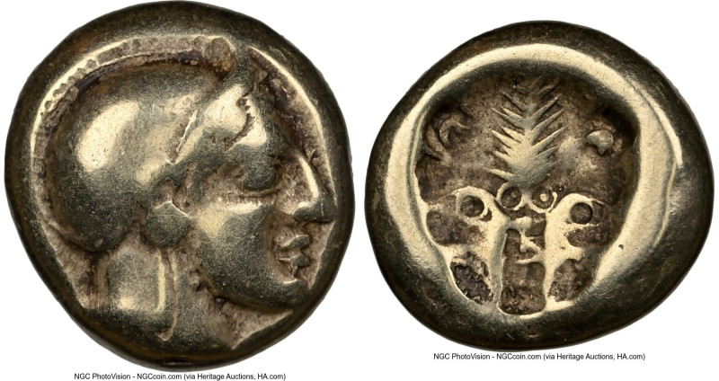 LESBOS. Mytilene. Ca. 478-455 BC. EL sixth stater or hecte (10mm, 2.47 gm, 10h)....