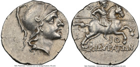 PHRYGIA. Cibyra. Ca. 2nd-1st Centuries BC. AR drachm (17mm, 11h). NGC Choice XF. Head of Cibyras in crested Attic helmet right / ΚΙΒΥΡΑΤΩΝ, Cibyras ch...