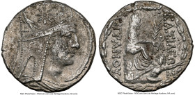 ARMENIAN KINGDOM. Tigranes II the Great (95-56 BC). AR tetradrachm (26mm, 15.72 gm, 12h). NGC Choice XF 3/5 - 3/5, flan flaws. Tigranocerta, ca. 83-70...