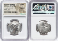 SELEUCID KINGDOM. Seleucus II Callinicus (246-225 BC). AR tetradrachm (28mm, 17.09 gm, 12h). NGC Choice AU 4/5 - 2/5, Fine Style, brushed. Antioch on ...