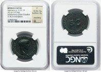 Divus Germanicus (died AD 19). AE as (30mm, 10.34 gm, 5h). NGC Fine 5/5 - 3/5, smoothing. Rome, AD 50-54. GERMANICVS CAESAR TI AVG F DIVI AVG N, bare ...