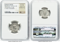 Maximinus I (AD 235-238). AR denarius (19mm, 3.72 gm, 6h). NGC Choice AU 4/5 - 5/5. Rome, ca. March AD 235-January AD 236. IMP MAXIMINVS PIVS AVG, lau...