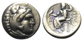 Königreich Makedonien. Alexander III. der Große (336 - 323 v. Chr.).

 Drachme (Silber). Ca. 323 - 317 v. Chr. Lampsakos.
Vs: Kopf des jugendlichen...