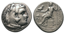 Königreich Makedonien. Alexander III. der Große (336 - 323 v. Chr.).

 Drachme (Silber). Ca. 323 - 319 v. Chr. Sardeis.
Vs: Kopf des jugendlichen H...