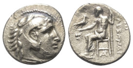 Königreich Makedonien. Alexander III. der Große (336 - 323 v. Chr.).

 Drachme (Silber). Ca. 305 - 297 v. Chr. Magnesia am Mäander.
Vs: Kopf des ju...