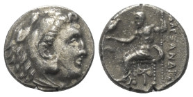 Königreich Makedonien. Alexander III. der Große (336 - 323 v. Chr.).

 Drachme (Silber). Ca. 300 - 295 v. Chr. Milet.
Vs: Kopf des jugendlichen Her...