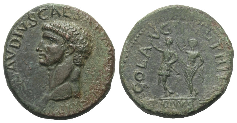 Makedonien. Philippi. Claudius (41 - 54 n. Chr.).

 Bronze.
Vs: [TI] CLAVDIVS...