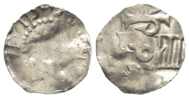 Köln - Königlich. Otto III. (983 - 1002).

 Denar (Silber). Köln.
Vs: Kreuz mit je einer Kugel im Winkel.
Rs: S / COLONII / A.

17 mm. 1,22 g. ...