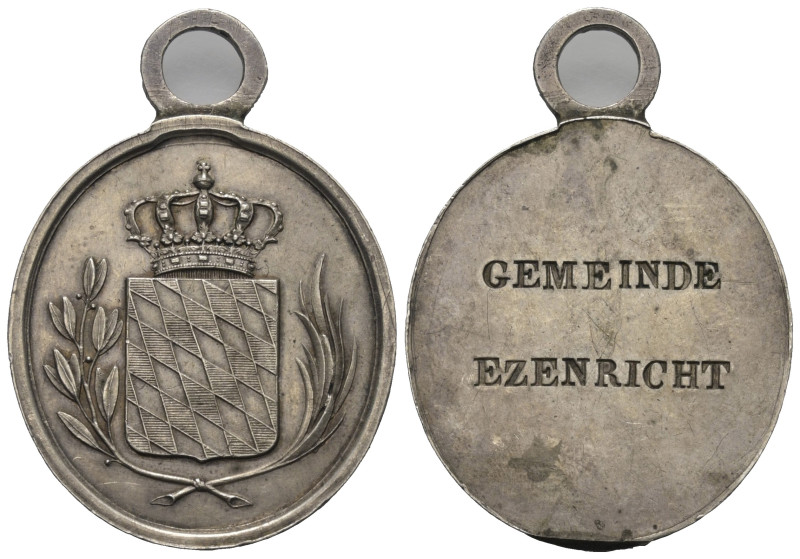 Deutschland. Etzenricht.

 Medaille (Silber). um 1850.
Bürgermeistermedaille ...