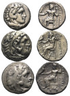 Griechische Münzen - Lots.


Alexander III. (Königreich Makedonien).

Lot (3 Stück, Silber): Drachme; ca. 4. - 3. Jhdt. v. Chr.

Sehr schön - f...