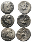 Griechische Münzen - Lots.


Alexander III. (Königreich Makedonien).

Lot (3 Stück, Silber): Drachme; ca. 4. - 3. Jhdt. v. Chr.

Sehr schön - f...