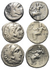 Griechische Münzen - Lots.


Alexander III. (Königreich Makedonien).

Lot (3 Stück, Silber): Drachme; ca. 4. - 3. Jhdt. v. Chr.

Sehr schön - f...