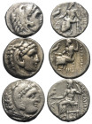 Griechische Münzen - Lots.


Alexander III. / Philippos III. (Königreich Makedonien).

Lot (3 Stück, Silber): Drachme; ca. 4. - 3. Jhdt. v. Chr....