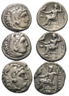 Griechische Münzen - Lots.


Alexander III. (Königreich Makedonien).

Lot (3 Stück, Silber): Drachme; ca. 4. - 3. Jhdt. v. Chr.

Sehr schön - f...